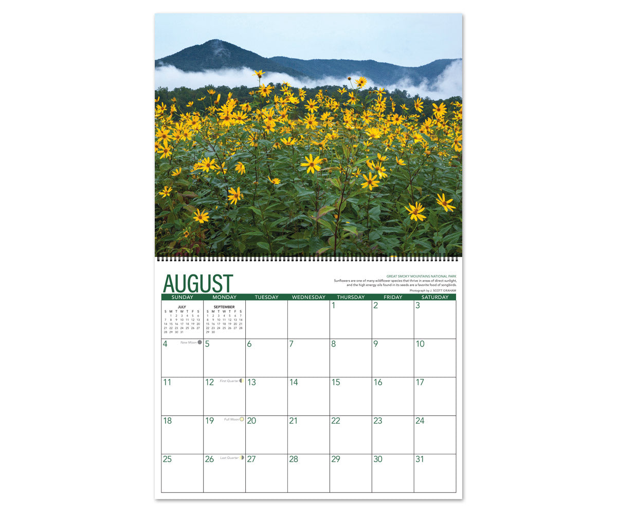 Great Smoky Mountains 2024 Calendar by J Scott Graham Medicine Man Crafts