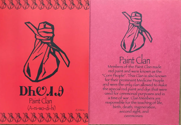 Cherokee Clan note cards