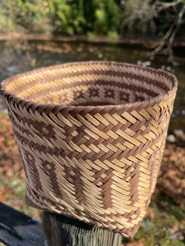 Peace Pipe Basket by Ramona Lossie