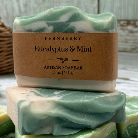 Eucalyptus & Mint - Handcrafted Vegan Soap