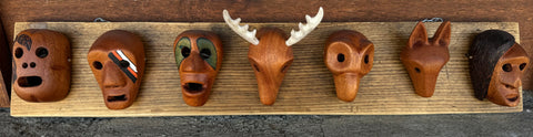 7 Clan Mask Set by Richard Owle