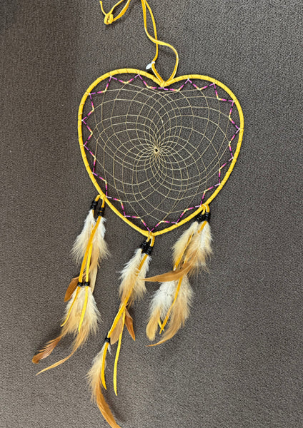 Beaded Heart Dreamcatcher