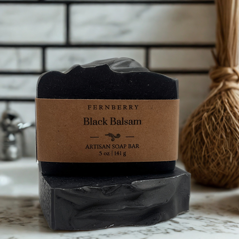 Black Balsam - Activated Charcoal Handmade Vegan Soap