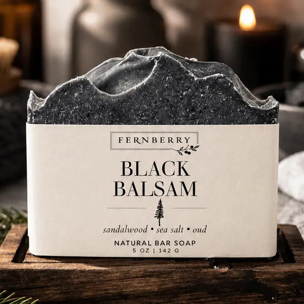 Black Balsam - Activated Charcoal Handmade Vegan Soap
