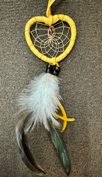 Beaded Heart Dreamcatcher