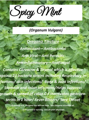 Oregano Tincture