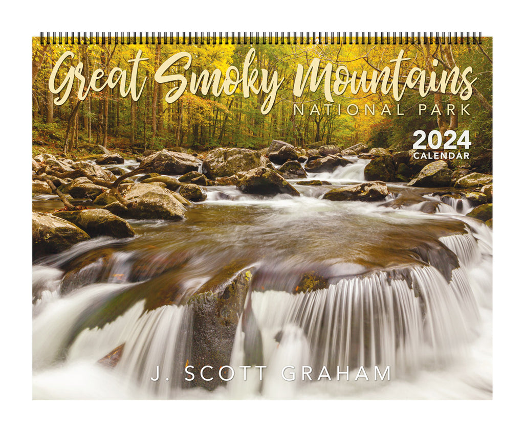 Great Smoky Mountains 2024 Calendar by J Scott Graham Medicine Man Crafts