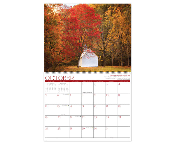 Great Smoky Mountains 2025 Calendar by J Scott Graham