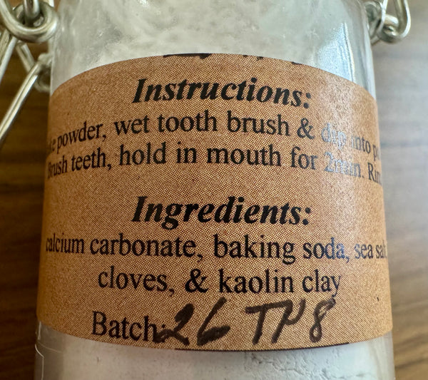 Tooth Powder
