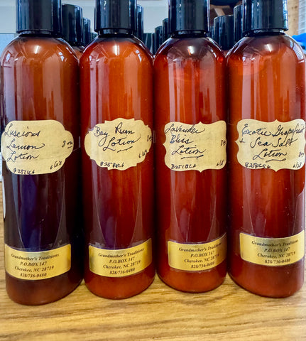 Hand and Body Lotions by Grandmother's Traditions