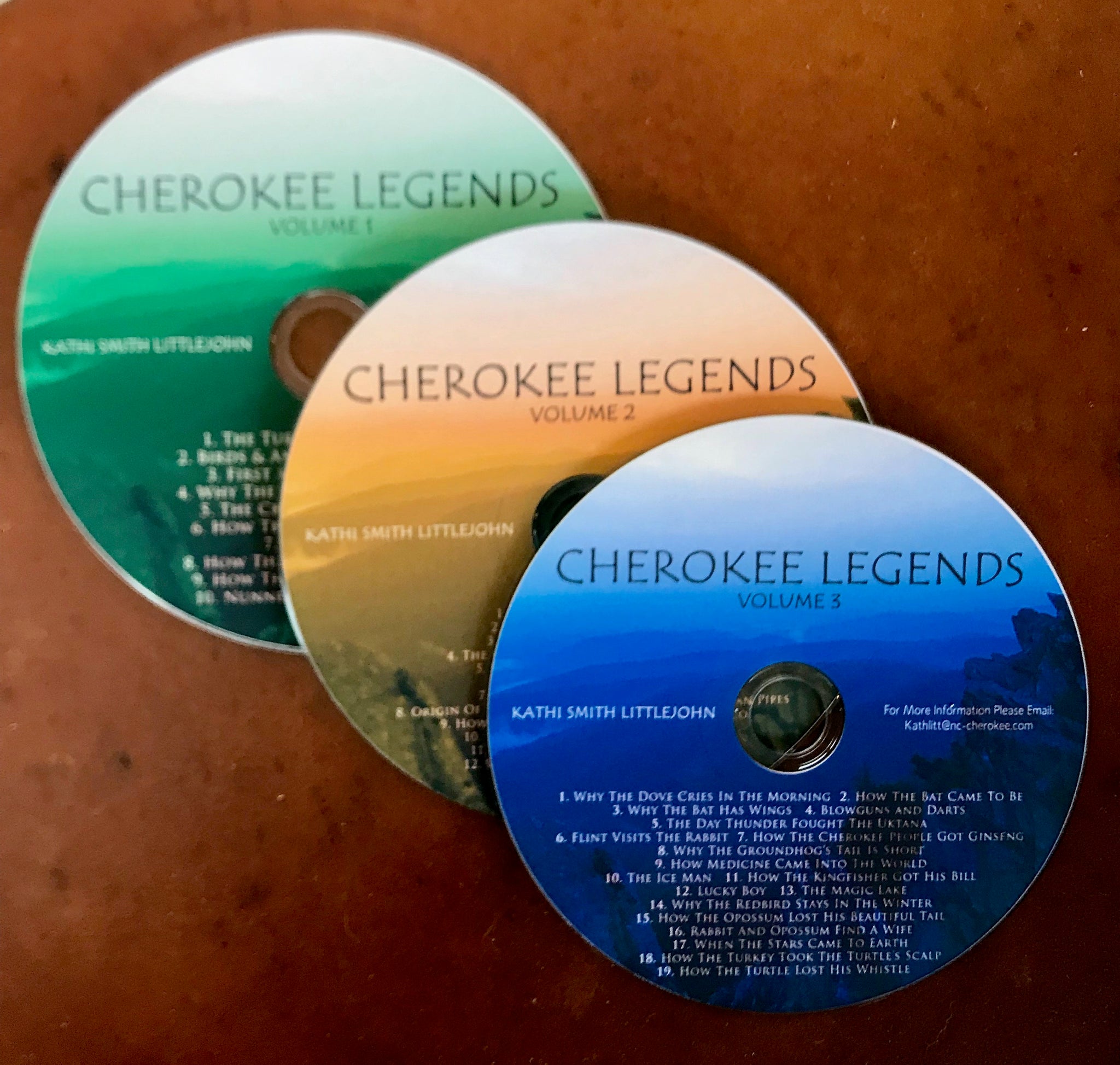 Cherokee Legends CD recordings