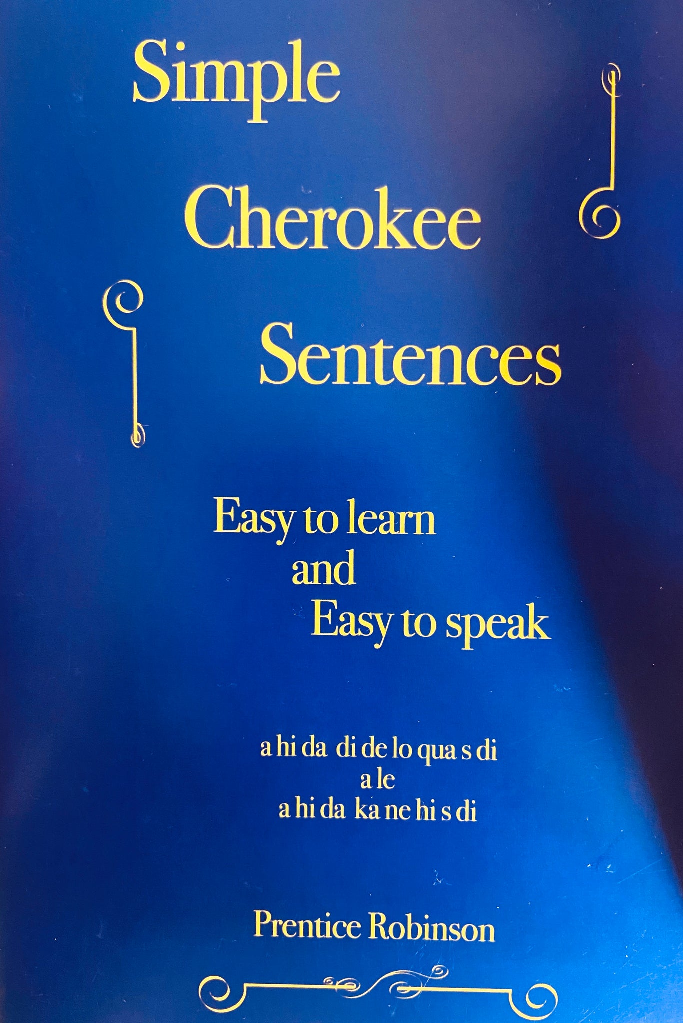 Simple Cherokee Sentences Book & audio CD