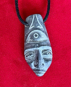 Third Eye Man 2 stone pendant by Fred Wilnoty
