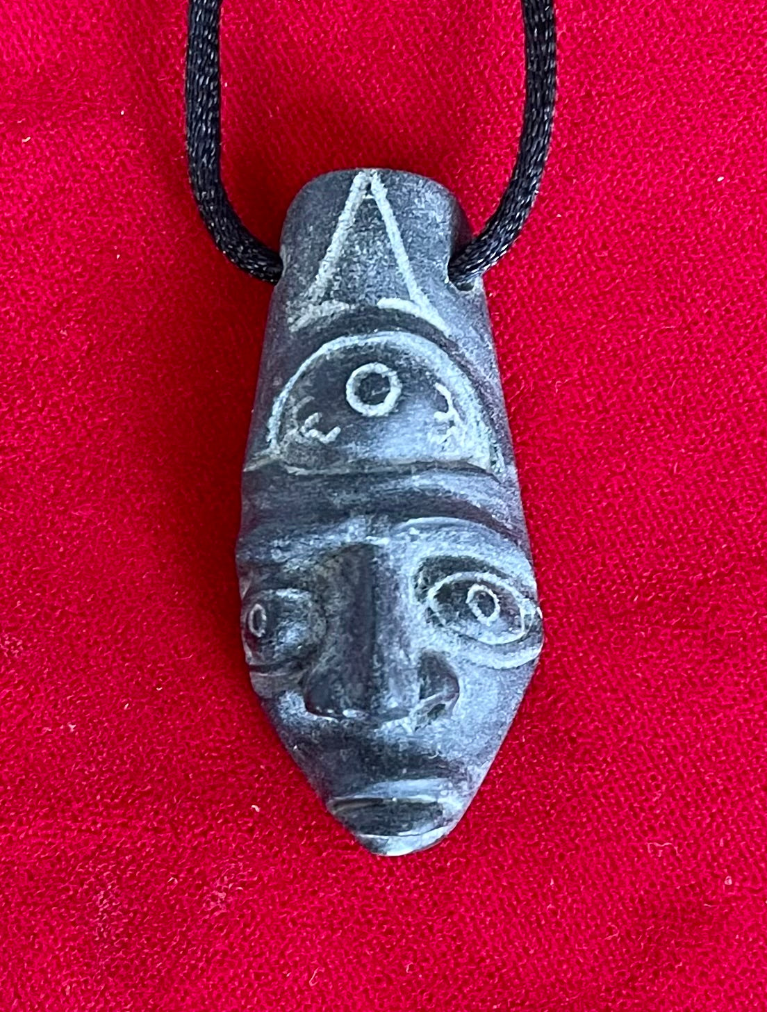Third Eye Man 1 stone pendant by Fred Wilnoty